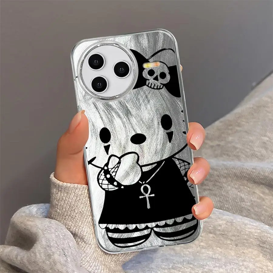 Sanrio Hello Kitty Kuromi Soft Shell Case for Xiaomi Redmi K80 Pro 13C A3x 14C Note 9 10 Pro