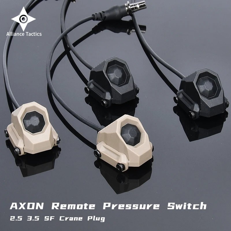 

Tactical AXON SL Button Pressure Switch Fit M300A M600U Flashlight PEQ DBAL Laser Switch Hunting Airsoft Scout Accessories