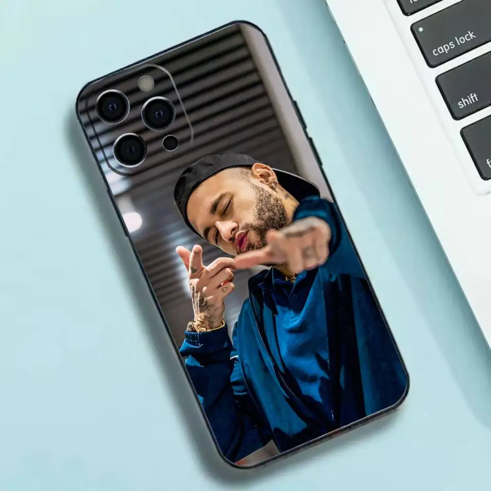 1 PC Voetbalster Neymar Telefoon Case Silicone Zacht Voor IPhone 17 16 15 14 13 12 11 X XR Plus Pro Max Plus
