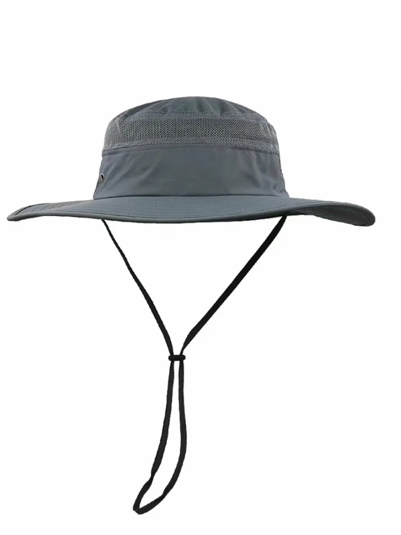 Plus Size Sun Hat Adult Summer Outdoor Mountaineering Panama Outdoor Fisherman Hat Man Big Size Bucket Hat 56-60cm 60-64cm