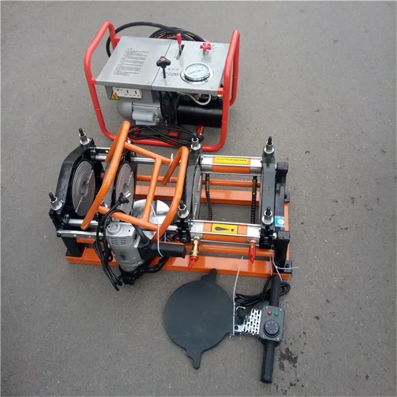 Hydraulic hot melt butt welding machine PE water pipe heating pipe heat
