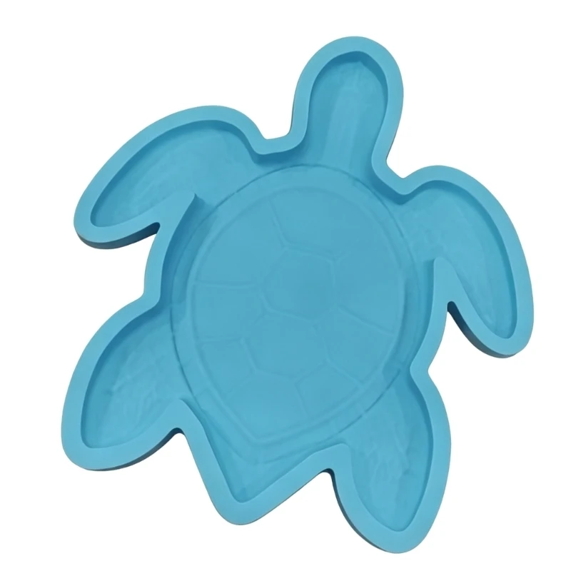 Outdoor Garden Stepping Stone Form for Pathway Crafts, Ocean Theme with Easy Release J0MC