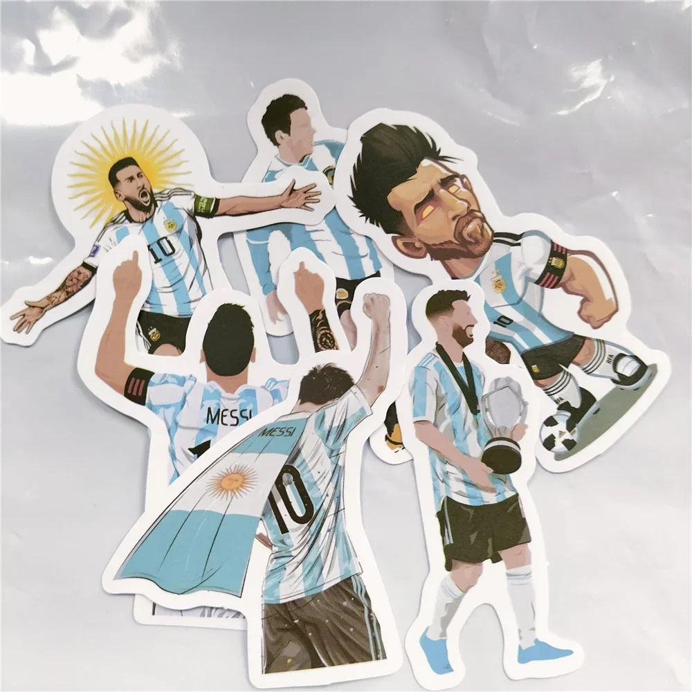 Messi Fan Club Bar Graffiti Soccer Football Stickers Wall Stickers Waterproof DIY Suitcase Scrapbooking Phone Sticker No Repeat