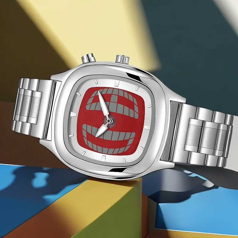

Unique Y2K Style Classic Creative Quartz Watch Mens Fashion Sports Men Watch Waterproof Creative Mens Wristwatch AAA Clock Gift