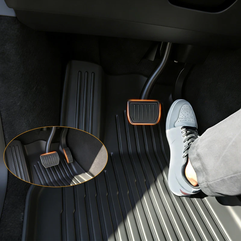 For 2025-2026 Model Y Juniper Standard Edition 7PCS TPE Floor Liners Custom Fit Seat Backrest & Trunk Mats All Weather Waterproof Anti-Slip Odorless view 6