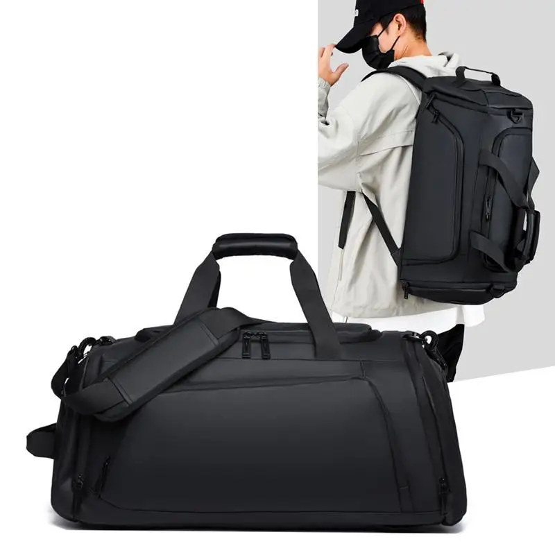 Wear-resistant Travel Bag High-end Sports Fitness Bag Men's Dry And Wet Separate Shoe Storage Single Shoulder Hand Luggage Bag