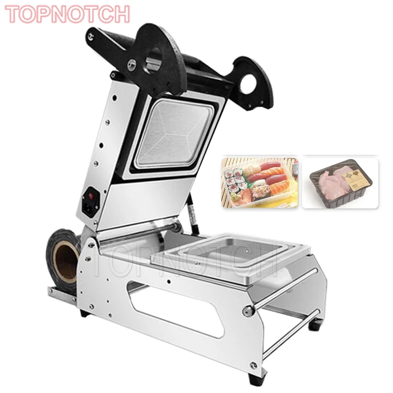 Manual Plastic Sandwich Tray Heat Sealing Machine Takeaway Box Hand Pressure Food Packaging Machine Sealing Equipment Machine