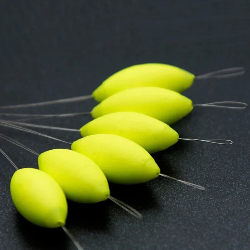 

15 packs/lot Yellow Seven-star Float Beans 000# - 5# Oval Floater Carp Fishing Accessories Fishing Float J562