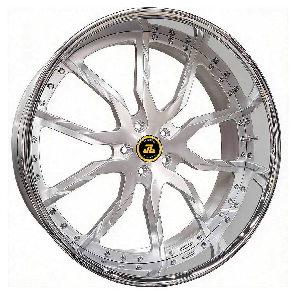

Custom 3-piece 5x4.75 5x120.7mm 5x120.65mm 20 22 24 26 28 30 Inch Deep Dish Forged Wheels for 47 69 C5 C6 C7 C8