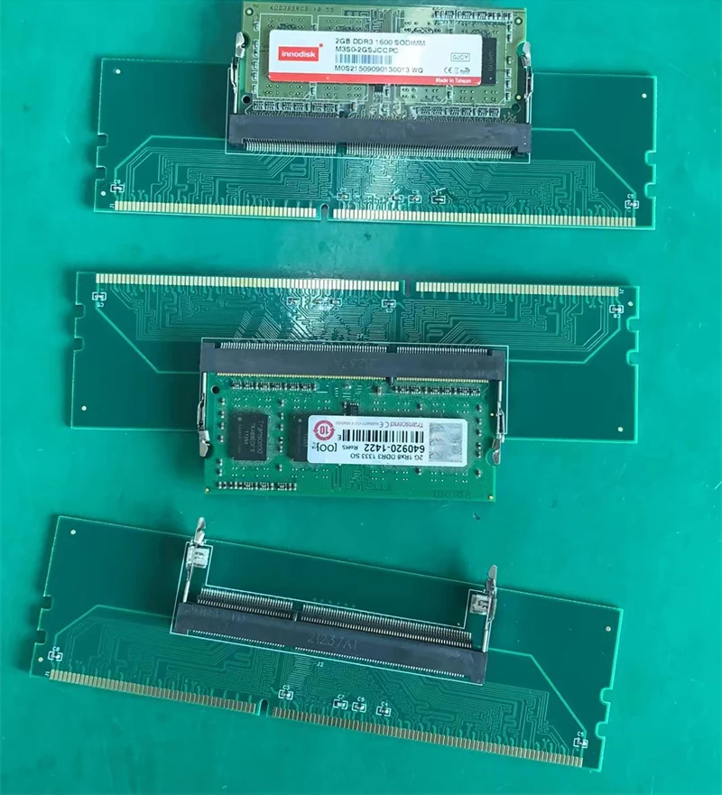 Adaptateur DDR4 Bleu, Testeur De Mémoire Pour Passer De La RAM Portable à La RAM Desktop