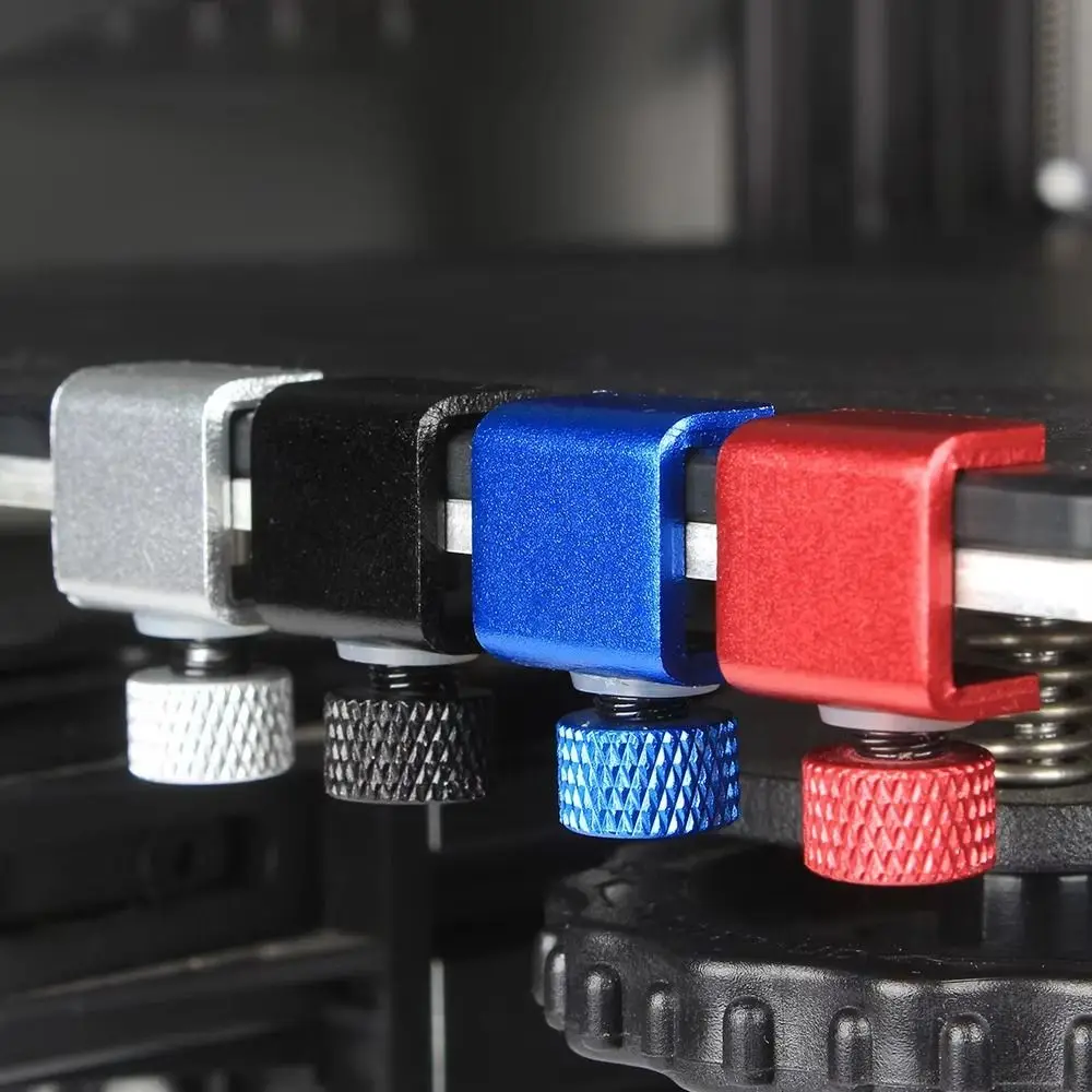 

Новые регулируемые зажимы для кровати для 3D-принтера, алюминиевый сплав, 4 цвета, зажим для стеклянной пластины, зажим для стеклянной пластины с подогревом, зажим для кровати Ender 3