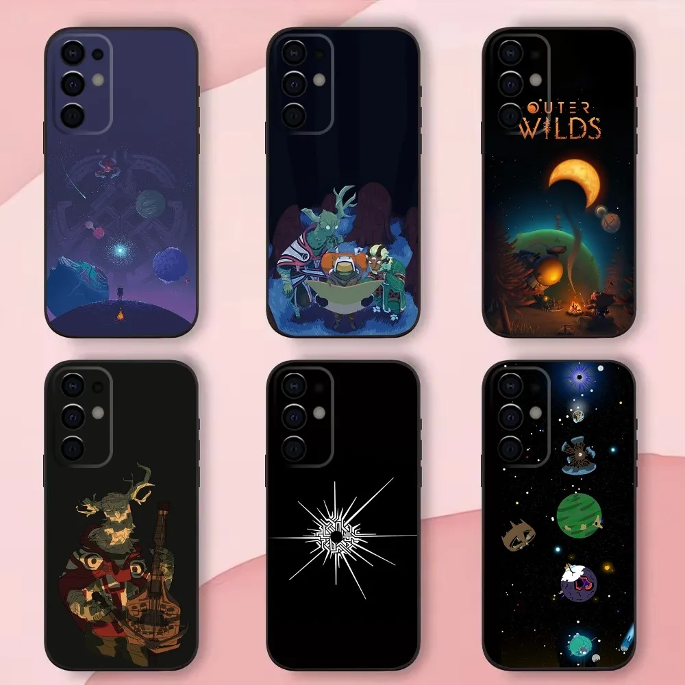 O-Outer Wilds Game Phone Case For Samsung S24,S21,S22,S23,S30,Ultra,S20,Plus,Fe,Lite,Note,10,9,5G Black Soft Shell