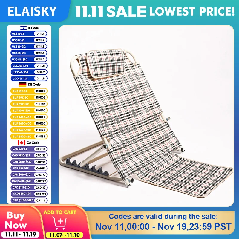 

Портативная спинка кровати, регулируемая подъемная подушка для спинки кровати для лежания в постели, спинка стула для общежития колледжа, поддержка кровати