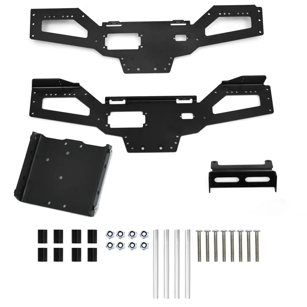 Aluminum Chassis Frame Kit for Tamiya Clod Buster Bullhead 4x4x4 1/10 Scale Truck Upgrades