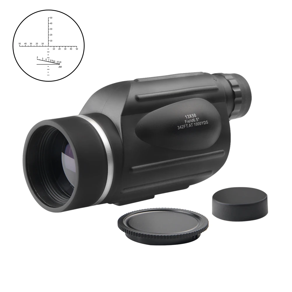 Bumlon Long Range Binoculars Telescope, Monocular Rangefinder, 13x50, Waterproof , 1000m, Spotting Scope, Hunting Telescopes