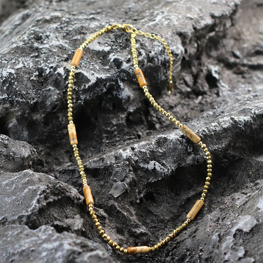 Böhmische Rocailles-Halskette für Frauen, 40,6 cm, Halsband, Strand, Outdoor, lässig, Hals-Accessoires, kurze Kragen, Geschenk für Sie – Detail 7