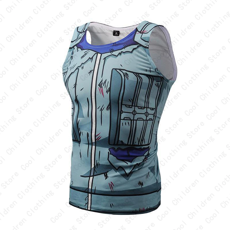 New Summer Japanese Anime Boy Casual Vest Dragon.Ball 3D Printed Sports Top KID/Adult Quick-Drying Anime Breathable Vest T-Shirt