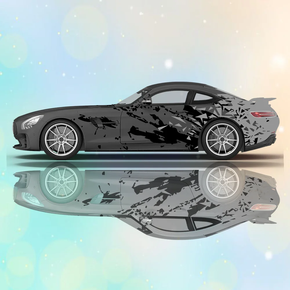 

Geometric Combinate Car Vinyl Wraps Decal Self-adhesive Anti Scratch Sticker Suitable for Trucks SUV Decor Auto Accessories Gift