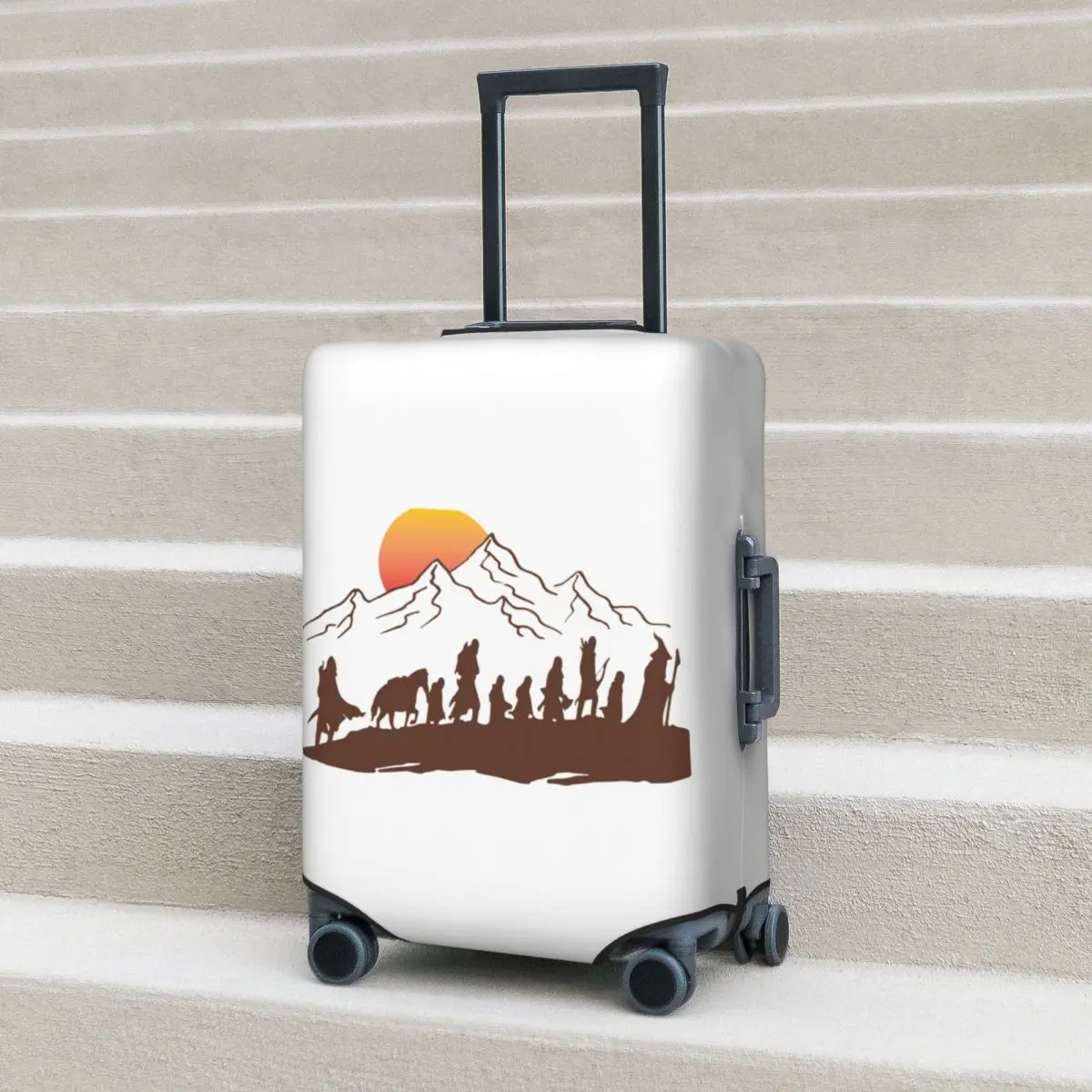 

The Fellowship Suitcase Cover Protection Elastic Travel Luggage Protector Covers for 18-32 Inch
