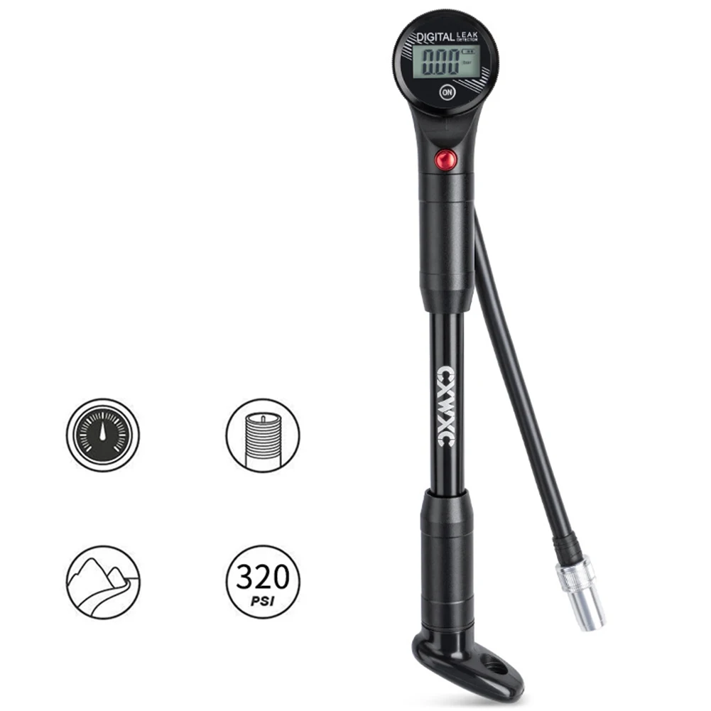 

Насос для велосипеда Schrader-Valve, 1 шт., задний амортизатор, насос 280 мм, 320 фунтов на квадратный дюйм, аксессуары для велосипеда из алюминиевого сплава, новый MTB велосипед