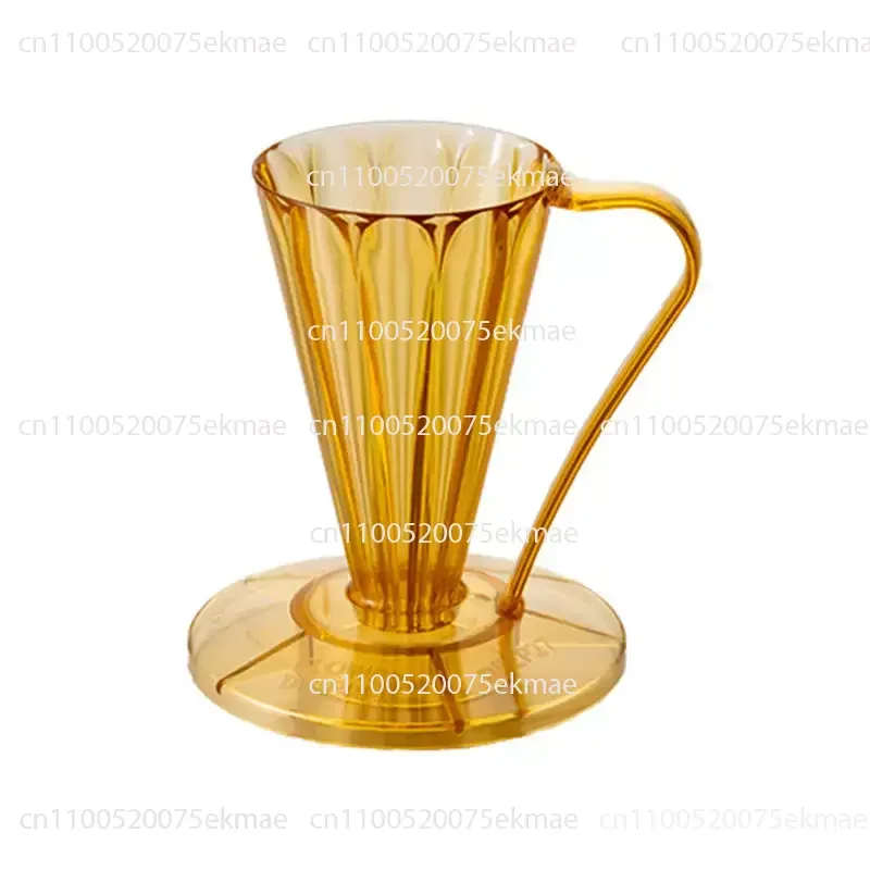 V27-degree Filter Cup – Single-serve Hand-brewed Coffee Drip Filter Cup, Petal-shaped Cone