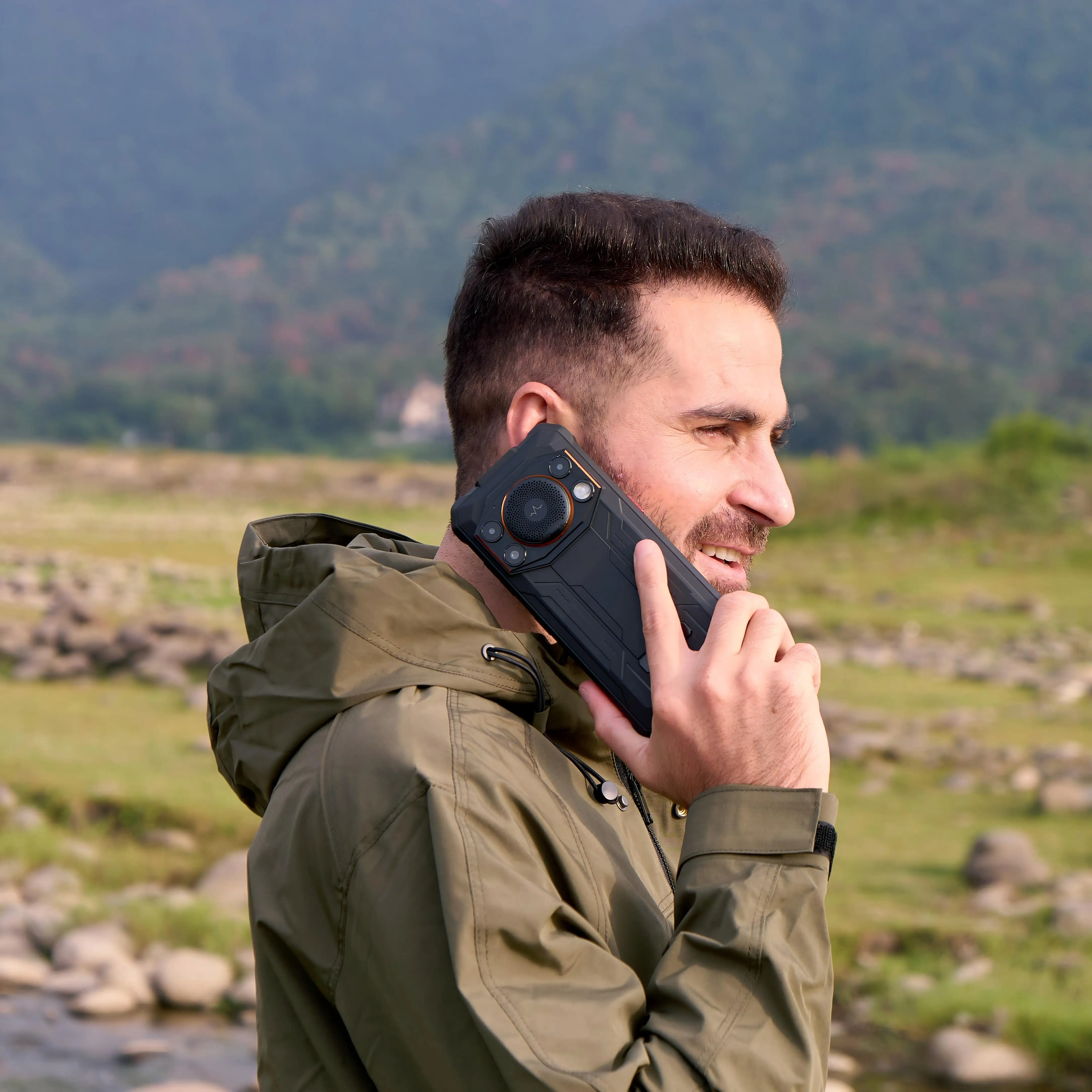 2026 F110 Pro Feature Fingerprint Sensor Ai Face Unlock Ip68 Waterproof Type-C 50M+5M 10000Mah 5G Android Rugged Phone