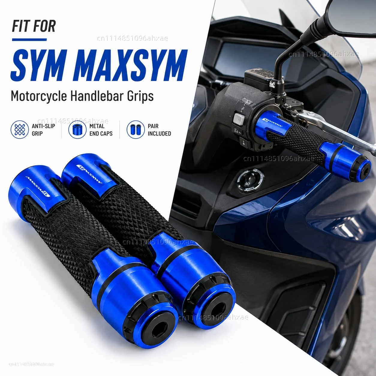 2024 New Motorcycle Handlebar Grip Handle Bar Motorbike Handl Grip For SYM Maxsym 400 600 TL 500 508 TL500 TL508 CNC Accessories