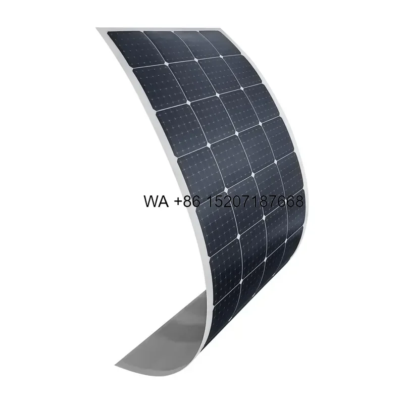 Wmwmnu for UNISOLAR 500W Thin Film Flexible Solar Panel 2580x1292mm Durable PV Module for BIPV FLEX-03W-500W