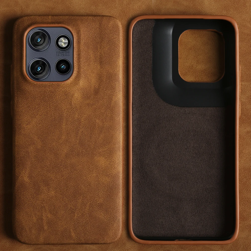 

Premium Leather Case For Motorola Moto Edge 50 Neo Fusion Pro X50 Ultra G85 G45 S50 Neo Edge50 Neo Phone Case Back Cover Coque
