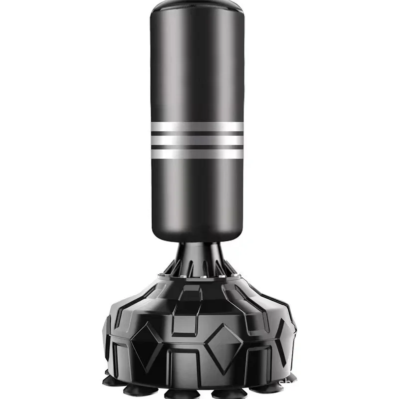 Freestanding Heavy Kickboxing Punching Bag PU Sandbag with Suction Cup Base