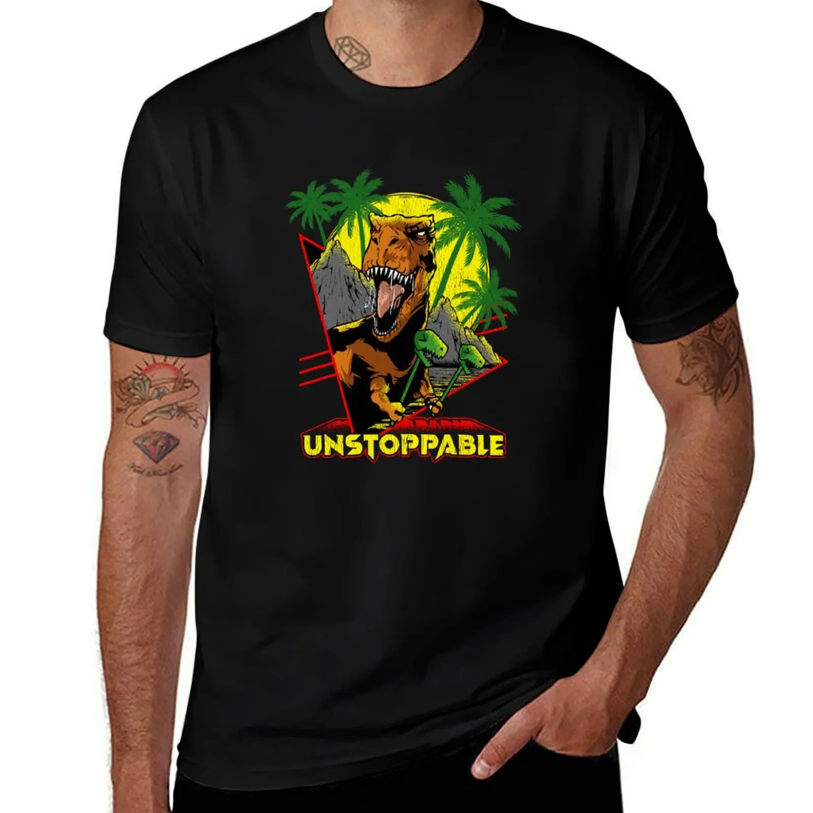 

Unstoppable TRex Funny Short Dinosaur Arms Joke T-Shirt graphic t shirt vintage anime stuff animal prinfor boys anime shirts men