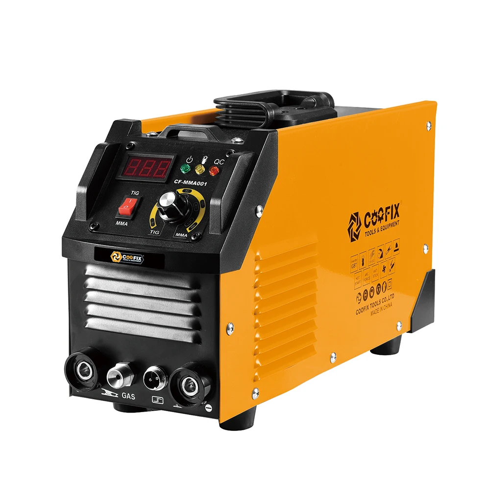 

COOFIX 110/220V MMA 160A mini ARC Welder Machine IGBT Digital Display LCD Hot Start Welder with Electrode Holder