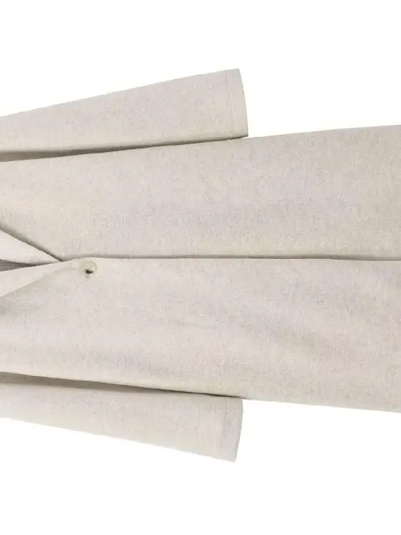 

HH Woman Winter New Fashion Solid Color Lapel Long Sleeves Pocket Decoration Long Overcoat Female Commuting Casual Long Coat