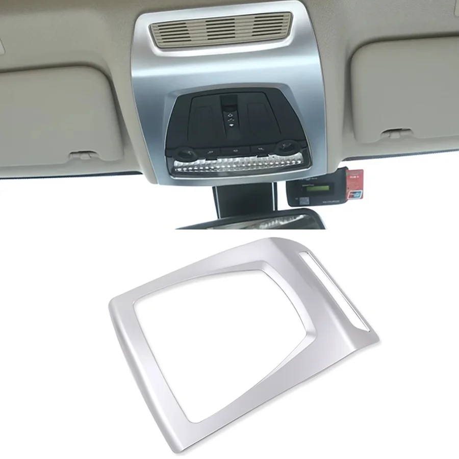 

1Pc Front Roof Reading Lamp Trim Frame Interior Cover Car Interior Sticker Fit For BMW 5 Series 2011-2017 X3 X4 2014-2016 2017