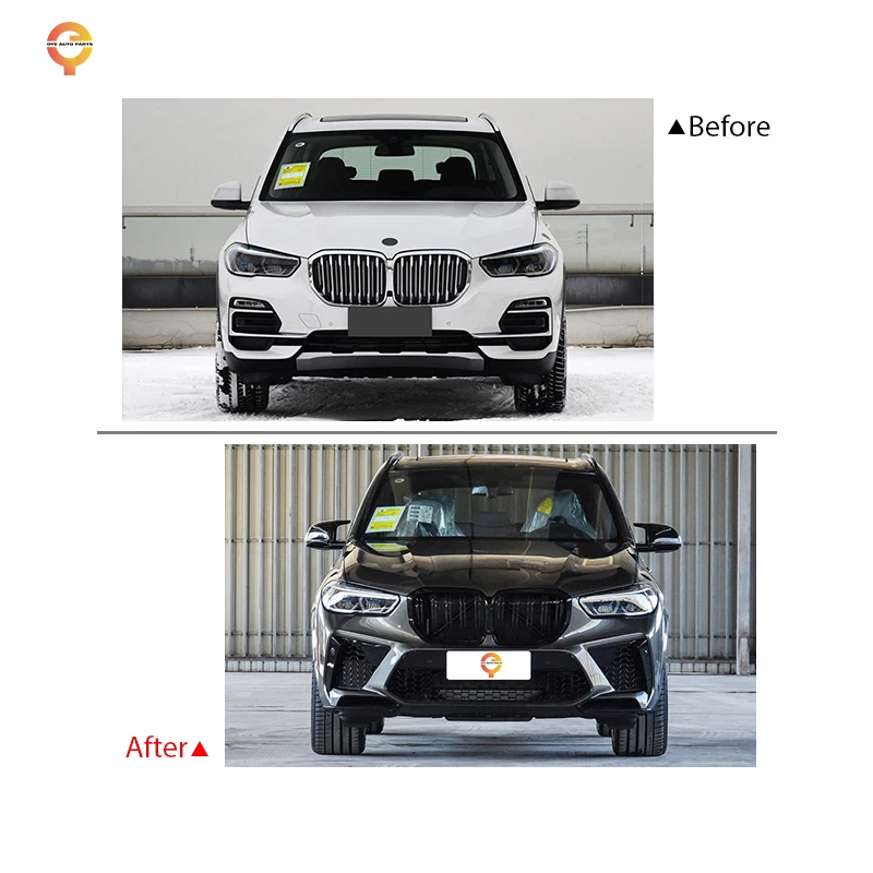 OUYE X5 E70 Bodykit for  to X5 M Style Body Kit X5 E70 Upgrade to New X5 M Sport Auto Body Systems Car Bumpers Year 2011-2020