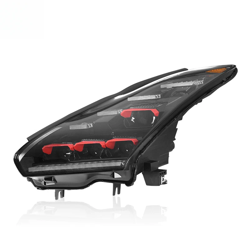 Suitable for 07-23 Nissan GTR headlight assembly R35 modified matrix LED lens daytime running and flowing lights