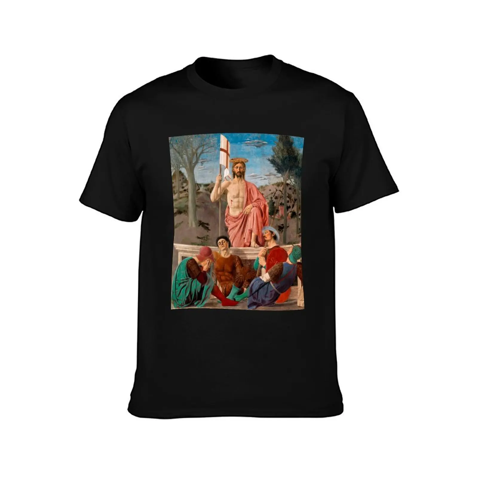 Easter: The Resurrection of Jesus Christ by Piero della Francesca T-Shirt Big and Tall Short Sleeve Tee T-Shirt