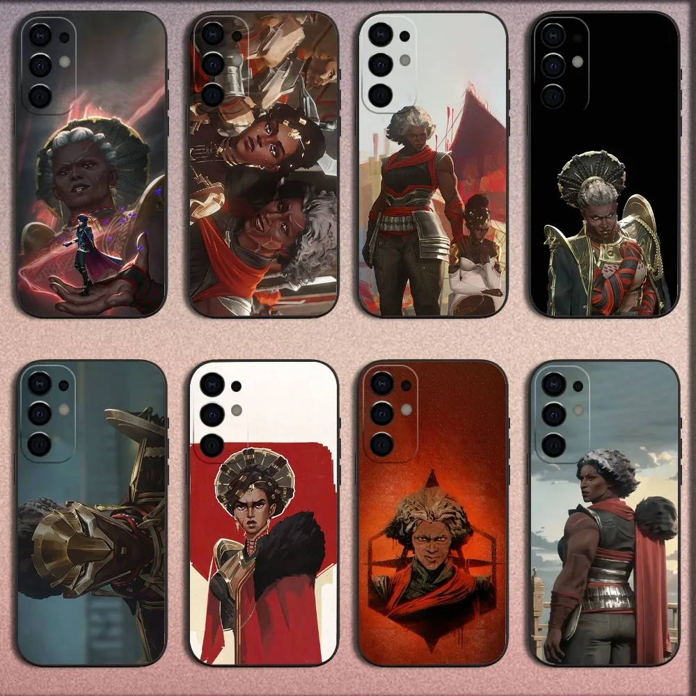 Anime A-Ambessa Arcane Phone Case For Samsung S25,S24,S21,S22,S23,S30,Ultra,S20,Plus,Fe,Lite,Note,10,9,5G Black Soft Cover