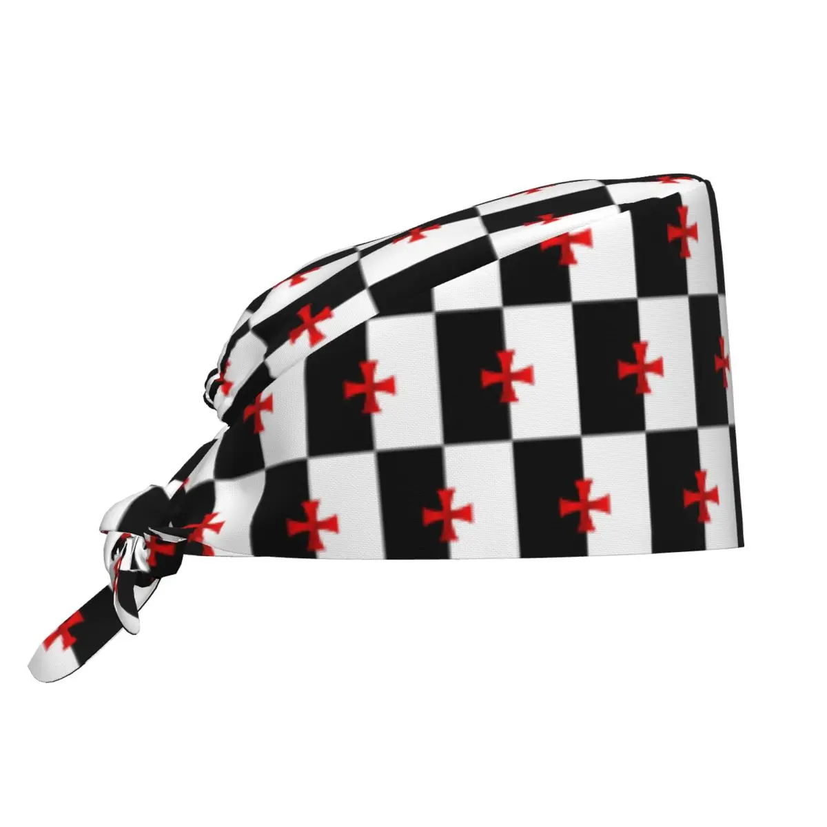 Templar Knight Jerusalem Cross Seal Medieval Warrior Symbol Scrubs Cap Surgical Hats Room Cap Operator Hats Lab Works Hat