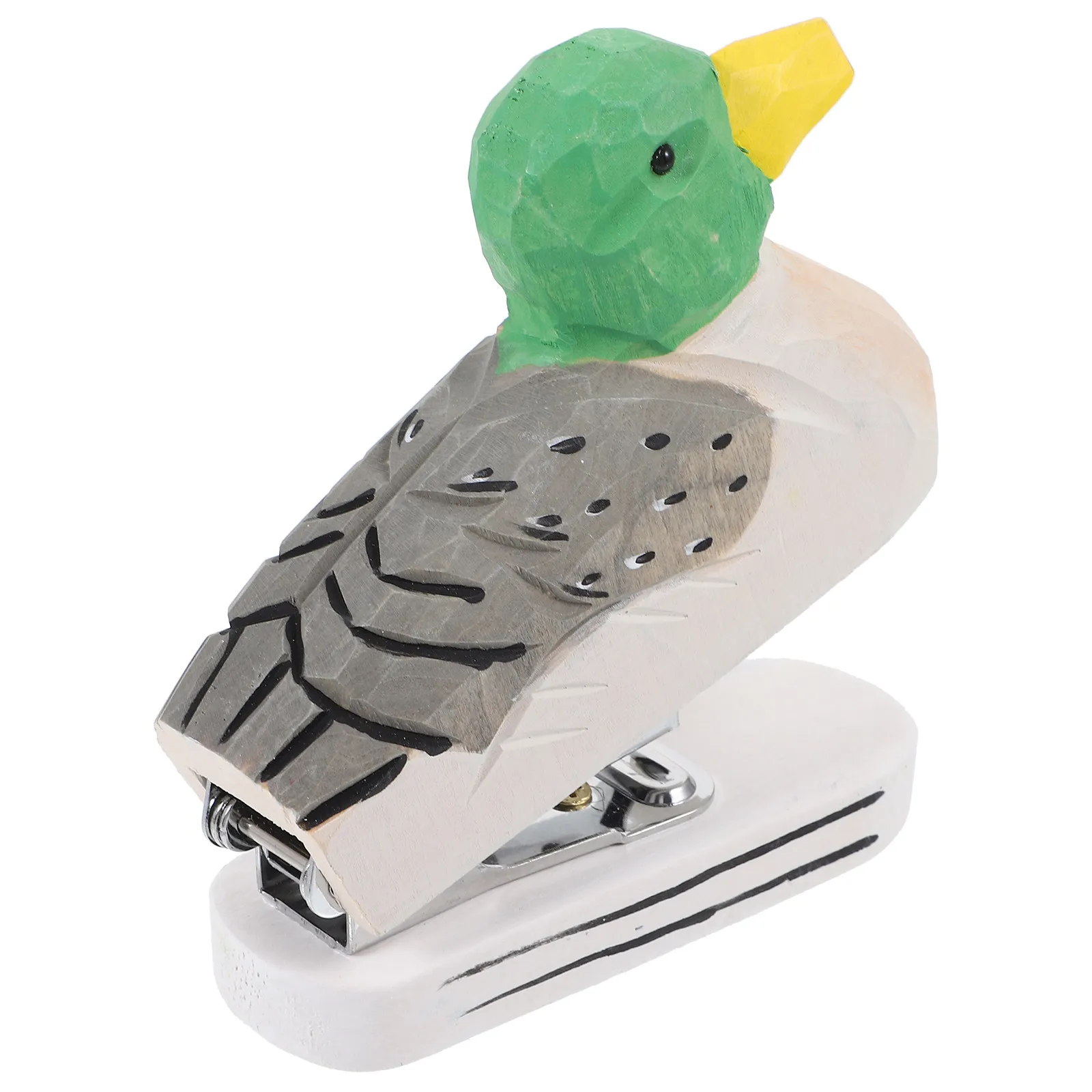 

Милый деревянный степлер в форме животного, портативный мини-степлер для документов, рукоделия, настольный аксессуар, декоративные канцелярские принадлежности