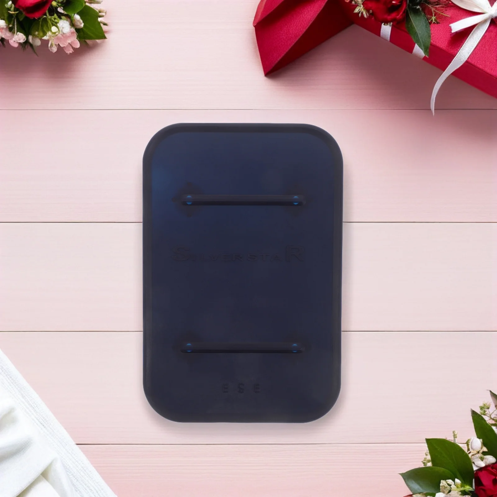 

Portable Ironing Mat Pad 8.76x5.82x0.2 Inch Silicone Heat Resistant Insulation Pad Non-Slip Tabletop Protection for Steam Iron