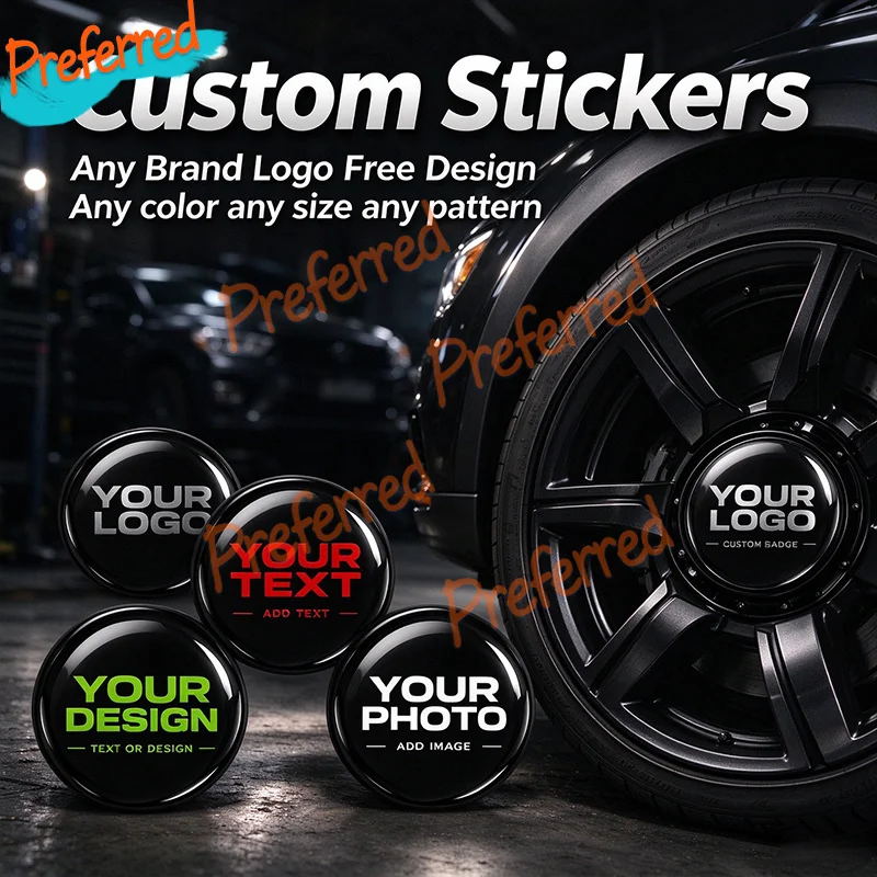3D Silicone Sticker Custom Logo Name Decals Carbon for Wheel Hubs Car Heads Car Keys License Plates National Flags - Free Design