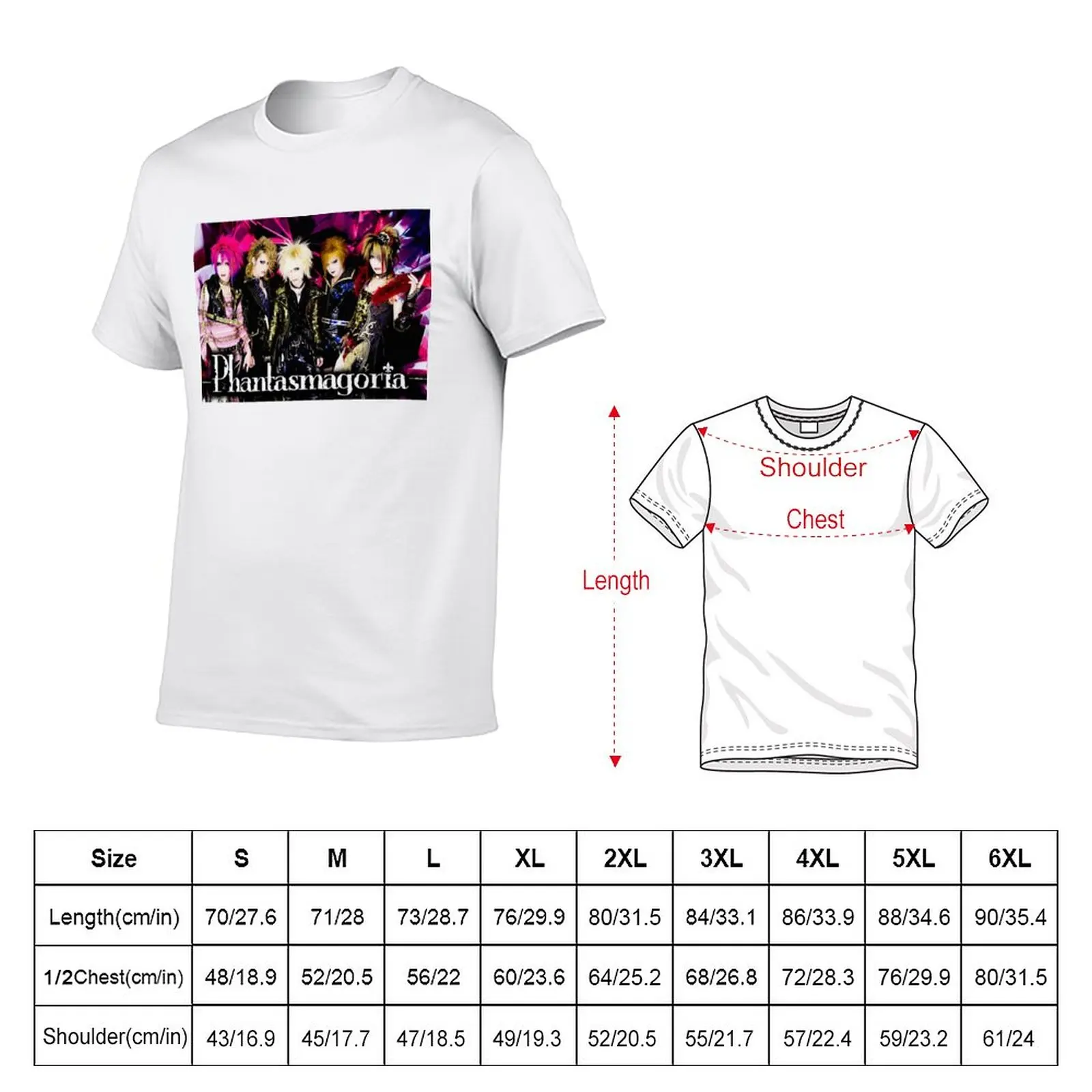 New Endowed Beauty Makeup Style Nice Phantasmagoria Visual Kei Longretro Wave T-Shirt new edition t shirt Men's t shirts