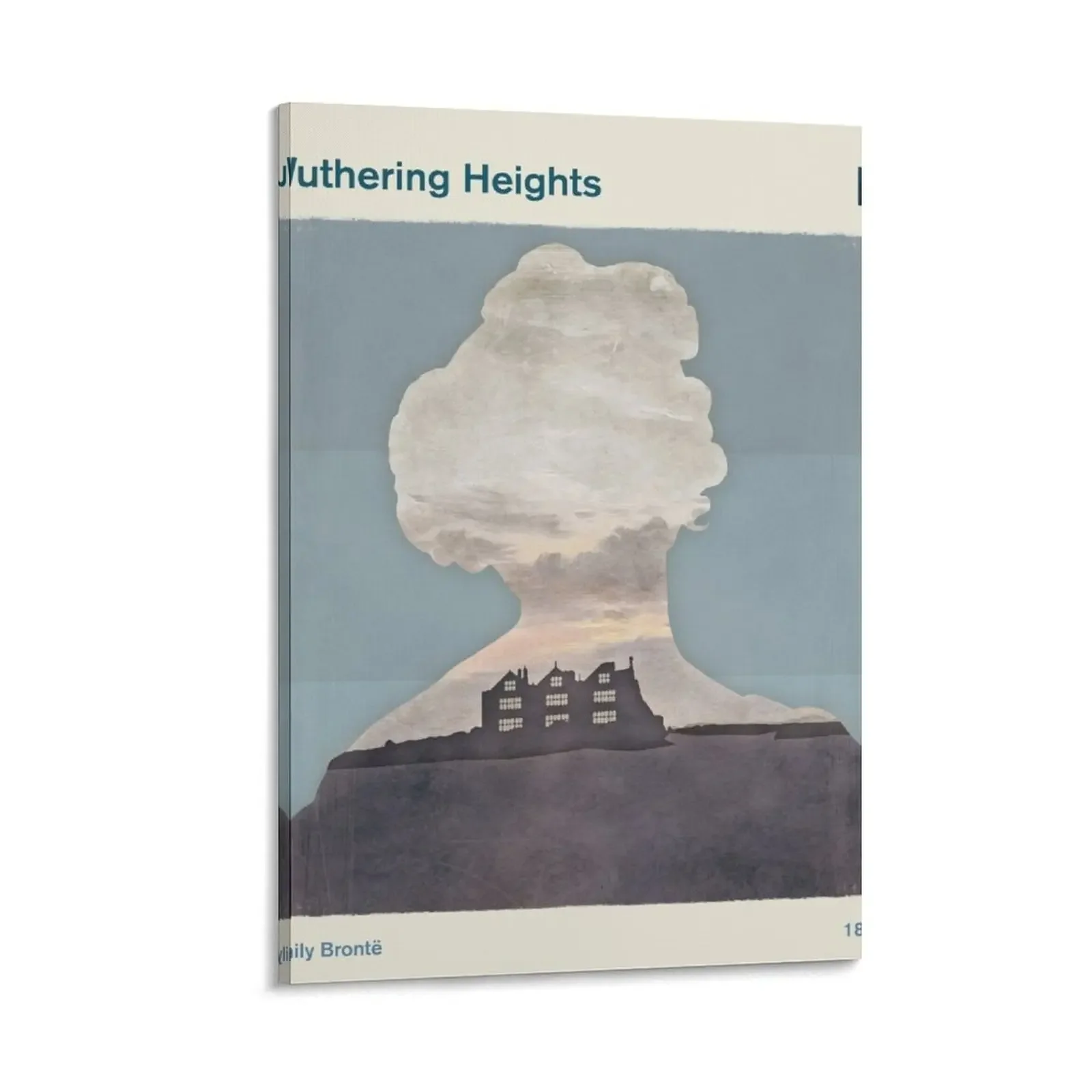 

Wuthering Heights, Emily Bront Literary Art & Design for Bookworms Canvas Painting decoration for the room posters for wall