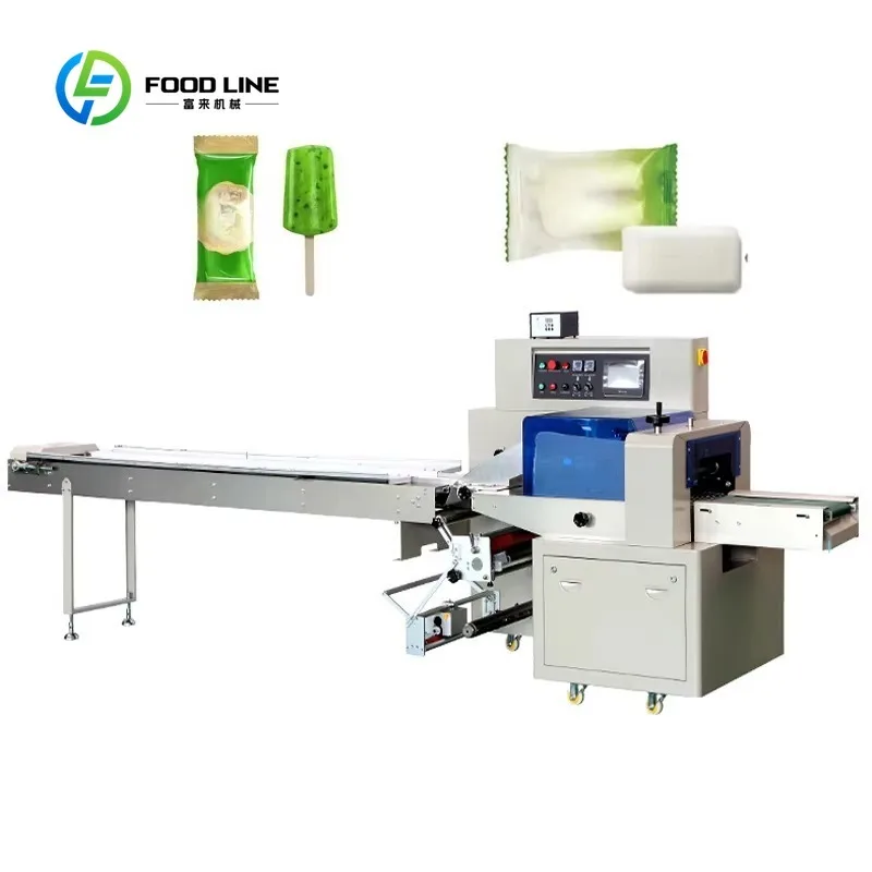 Custom Made Candy Snack Pack Pillow Bag Stick Roll  Gummy Hard Tablet Wrapped Lollipop Candy Packaging Machine