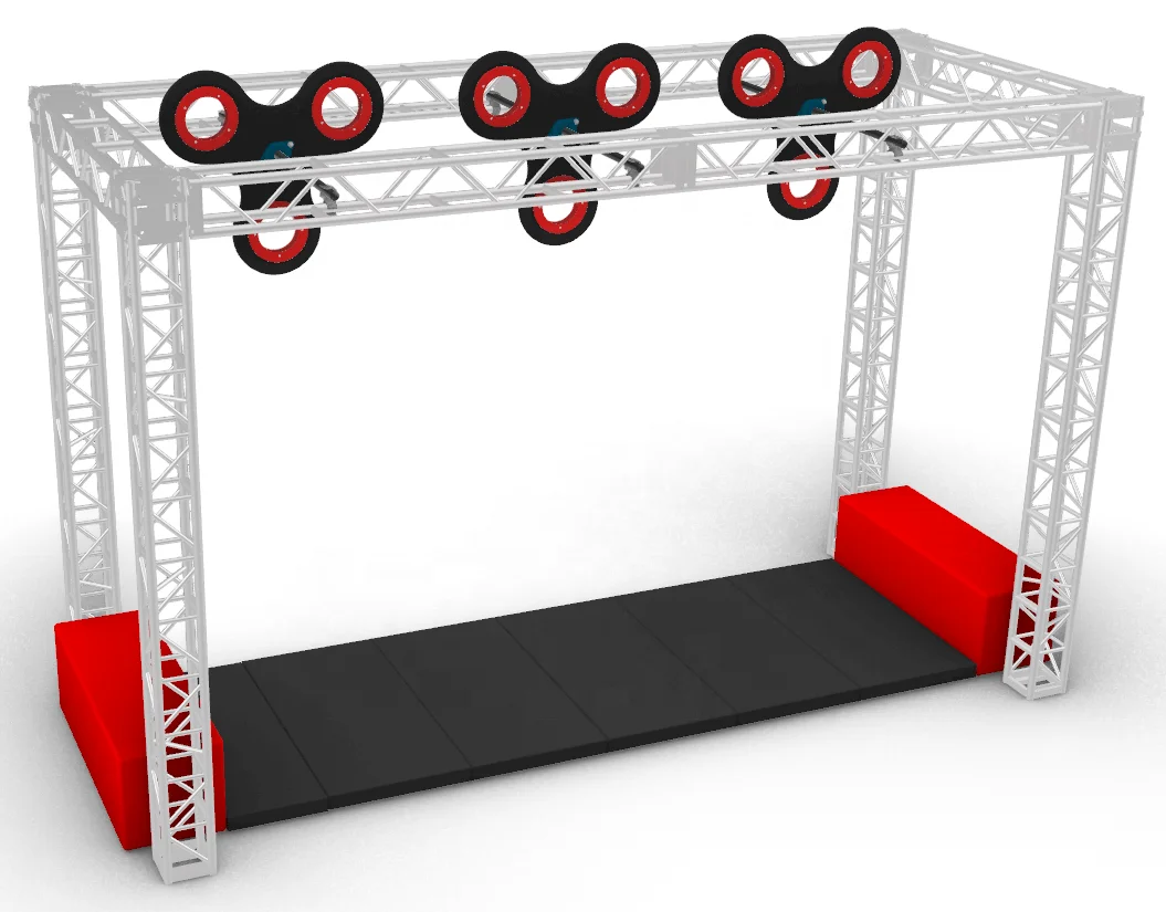 Kids Outdoor Ninja Course - Indoor Outdoor Playground Backyard Gym Ninja