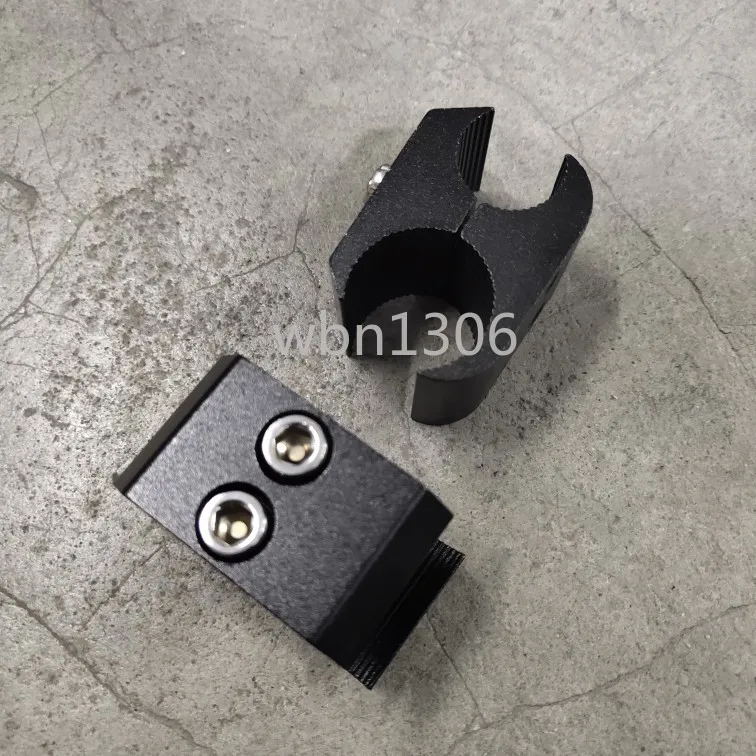

Sports wheelchair aluminum alloy clamp block 25mm/19mm brake connection clamp, black metal pipe clamp
