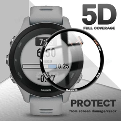 5D Protective Film for Garmin Forerunner 255 255S 245 945 45S 158 Screen Protector Cover Smart Watch Accessories Not Glass