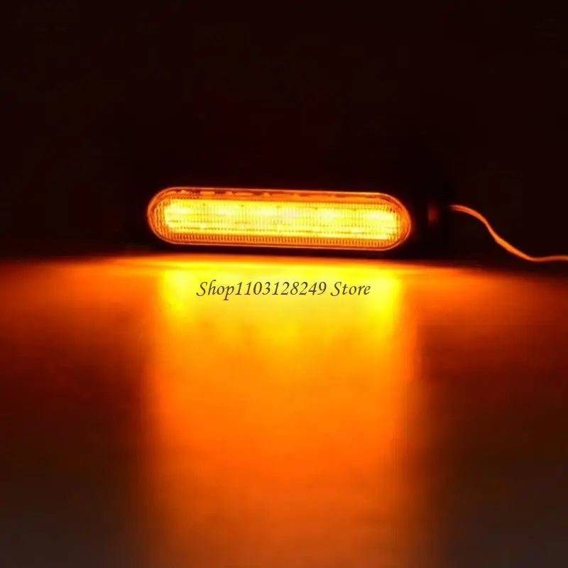 

N5KD Black/Clear Cover Led Turn Light Motorbike Vintage Modification Light