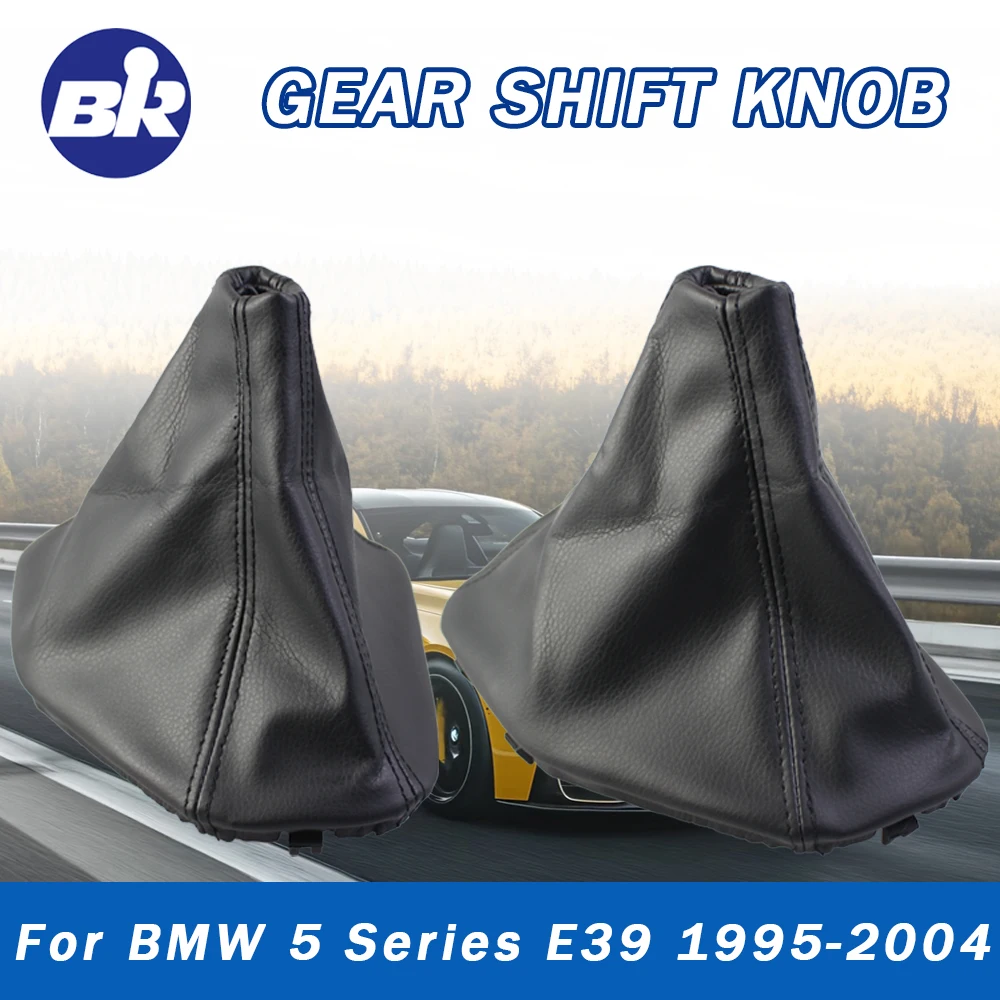 For BMW 5 Series E39 1995-2004 Gear Shift Knob Leather Dust Proof Shifter Boot Cover